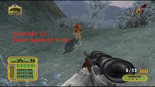 Lets Play  Cabelas Dangerous Hunts 2003 NO RED DOTS  Episode 11  Boar Against Time [upl. by Omocaig]