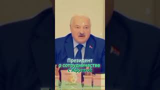 Президент Лукашенко о сотрудничестве с Африкой африка беларусь новости политика лукашенко [upl. by Annabella]