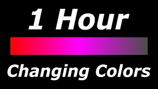 Relaxing 3 Color Changing RedPinkGray Screen Led Lights 1 Hour [upl. by Salvidor816]