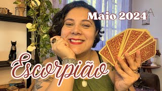 ESCORPIÃO ♏️ • MÊS MAIO 2024 • TENDÊNCIAS E CONSELHOS DO TARÔ 💃🏻🪭🌹 [upl. by Zitvaa]