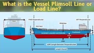 What is the Vessel Plimsoll Line or Load Line  Complete Guide and Knowledge english education [upl. by Atoiganap]