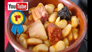 ☑️ FABADA ASTURIANA CASERA  RECETA TRADICIONAL ❤️ 🧡 💛 [upl. by Kerby610]