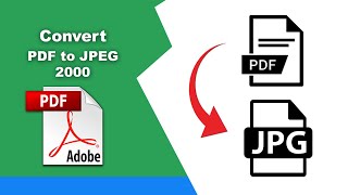 How to export a PDF file to JPEG 2000 images Export PDF using Adobe Acrobat Pro DC [upl. by Nylzzaj]