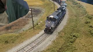 Greater Edmonton Model Train Show pt 2 [upl. by Ahseiuqal]