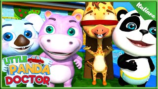 Gioco di Cercare e Nascondersi Le Migliori filastrocche e canzoni per bambini  Little Panda Doctor [upl. by Mun]