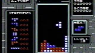 NES Tetris  999999 Official World Record [upl. by Kenwrick]