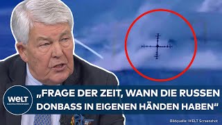UKRAINEKRIEG quotDa hilft kein Schönredenquot Donbass gefärdet Russen behalten Oberhand an der Front [upl. by Rehpotsirh]