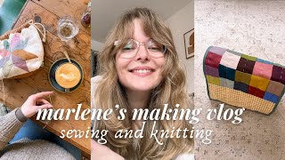 in my multicraftual era my sewing plans and making a sewing machine cover • marlene knits amp vlogs [upl. by Eiramanitsirhc74]