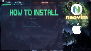 How to install neovim on macos [upl. by Sumahs739]