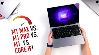 Сравнили НОВЫЕ MacBook Pro 14 и 16 c Air M1 и Pro Core i9 [upl. by Marji]