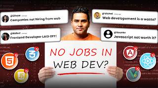 Is Web Development NOT for Beginners  No Jobs in Web Development in 2024 [upl. by Tankoos]