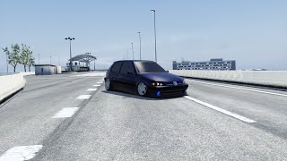 Peugeot 106 GTI  Tokyo sokakları  Assetto Corsa  Logitech g27 gameplay [upl. by Bolger106]