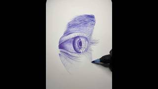 Mastering Realism Drawing a HyperRealistic Eye in Detail 👁️ Art Drawing [upl. by Sherm]