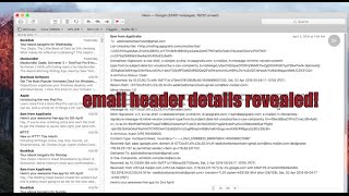 How to Show Full Email Headers in Mail for Mac OS X [upl. by Harriette]