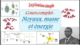 2 Bac Biof  Cours  Noyaux Masse et énergie Option PC SM et SVT Nucléaire [upl. by Askwith]