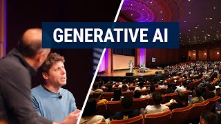 OpenAI CEO Sam Altman discusses the future of generative AI [upl. by Leirza]