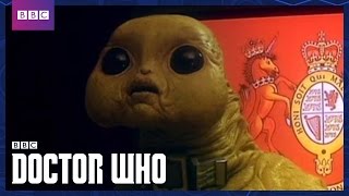 The Slitheen Unmasked  Aliens Of London  Doctor Who [upl. by Oslec]