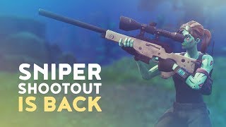 SNIPER SHOOTOUT IS BACK Fortnite Battle Royale [upl. by Colligan]