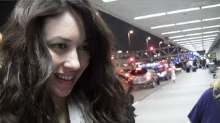 Bond Girl Olga Kurylenko At LAX [upl. by Landers]