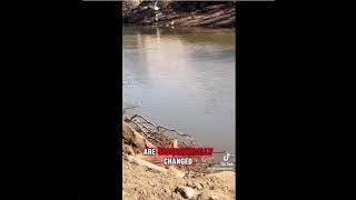 WNC River In Swannanoa Flowing In Opposite Direction Causing Toxic Dust In The Air [upl. by Noletta]