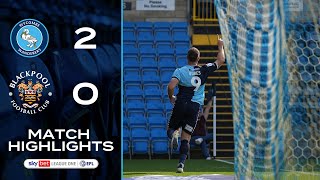 HIGHLIGHTS  Wycombe 20 Blackpool [upl. by Araf554]