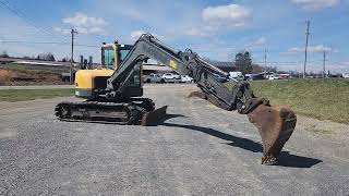 Volvo ECR88 Excavator Running and Operating [upl. by Eivod]