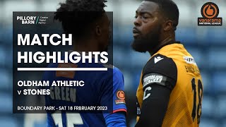 Oldham Athletic Vs Maidstone United 180223 [upl. by Seadon359]