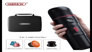 HiBREW 3 in 1 portable coffee machine for Car or home [upl. by Ataeb194]