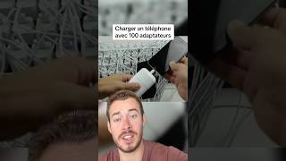 Charger un téléphone avec 100 adaptateurs 🤔 [upl. by Ymrej]