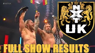 Moustache Mountain vs Oliver Carter amp Ashton Smith NXT UK Tag Team Titles  WWE NXT UK Highlights [upl. by Ycniuq968]