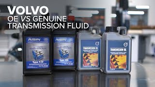 Volvo Transmission Fluid Service  OE VS Genuine [upl. by Leyla]