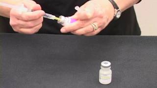 Mixing Medication demonstration [upl. by Ditter]