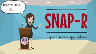 SNAPR Export License Applications with Audio Descriptions [upl. by Filahk924]