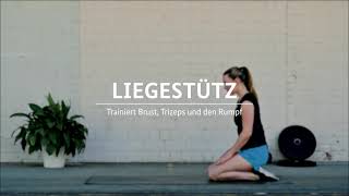 Übungen zur Vorbereitung auf den Sporttest – 8 Liegestütz [upl. by Terriss]