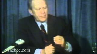 President Gerald Ford testifies about Lynette quotSqueakyquot Frommes assassination attempt [upl. by Seldun]