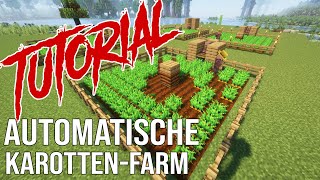 Revolutioniere Deine Farm Automatische Karottenpower mit Villagern in Minecraft minecraft [upl. by Anwahsad]