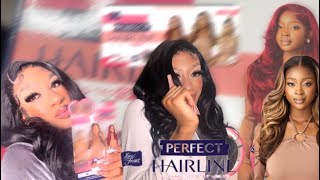 OUTRE SIERRA 13X6 PERFECT HAIRLINE FRONTAL LACE WIG IN 1B 2024  GIGI PERFECTFACE [upl. by Anera]