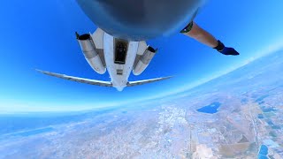 Jumping Out of an Old Airliner  8way DC9 speed star  Skydive Perris 5112024 [upl. by Shanahan]