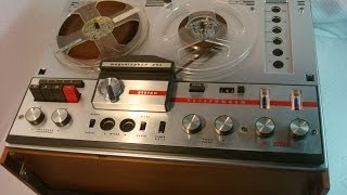 Telefunken Magnetophon 204 Reel to Reel Player [upl. by Durtschi196]