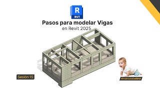 Curso Revit 2025  EST  Sesión 15  Modela correctamente tus Vigas por tramos👨‍🏫 [upl. by Damiano39]