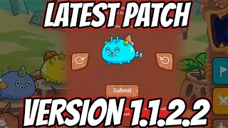 Axie Infinity Latest Patch 1122 Tagalog Review  How to Unlock New Captcha [upl. by Blackwell907]