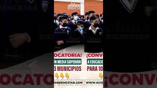 ¡Atención estudiantes Preregistro abierto del 24 de enero al 23 de febrero en los 103 Municipios [upl. by Nulubez]