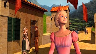 Barbie as Rapunzel  Discovery of the village [upl. by Nekcarb]