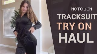 Casual Velour Tracksuit Try on Haul  Hotouch ft VICTORIA XAVIER [upl. by Jaquelyn]