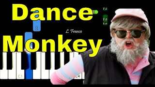 DANCE MONKEY  TONES AND I EASY Piano Tutorial [upl. by Sharma]