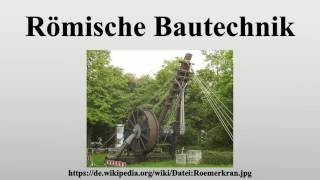 Römische Bautechnik [upl. by Clayton147]