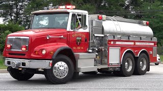 Maryland Line Volunteer Fire Company Tanker 454 Responding 62623 [upl. by Loy830]