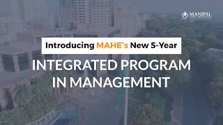 Integrated Program in Management  IPM  5Year Program  MAHE [upl. by Haelat]