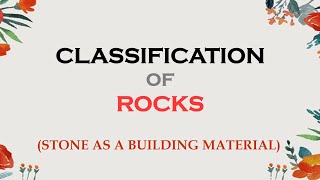 Classification of Rocks [upl. by Meill880]