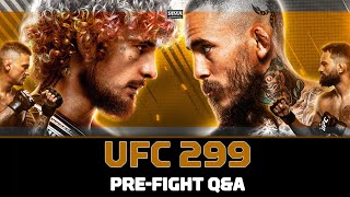 UFC 299 OMalley vs Vera 2 LIVE Peoples PreFight Show  MMA Fighting [upl. by Hnamik630]